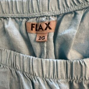 Flax Women's Wide Leg Pants Sea foam green